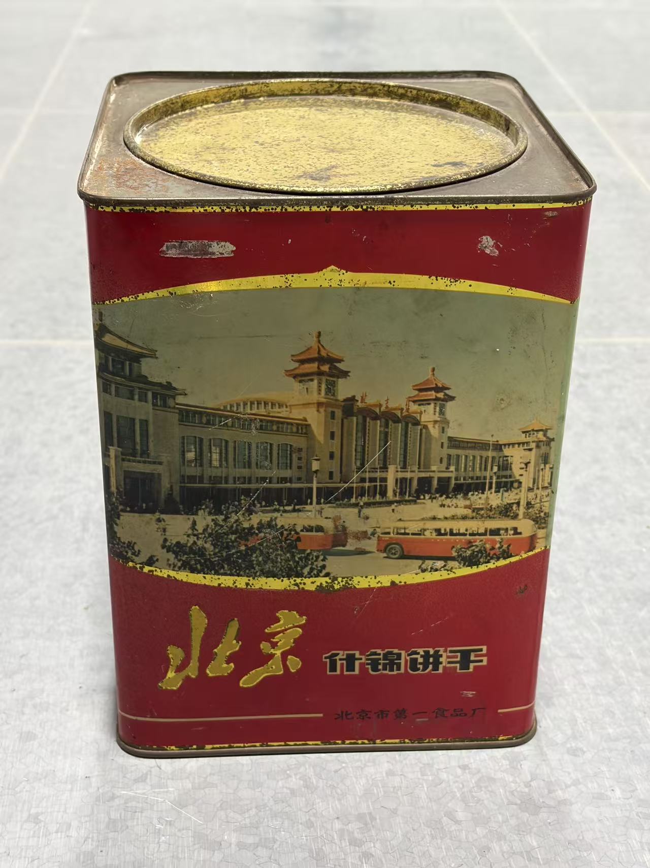 北京什锦饼干桶