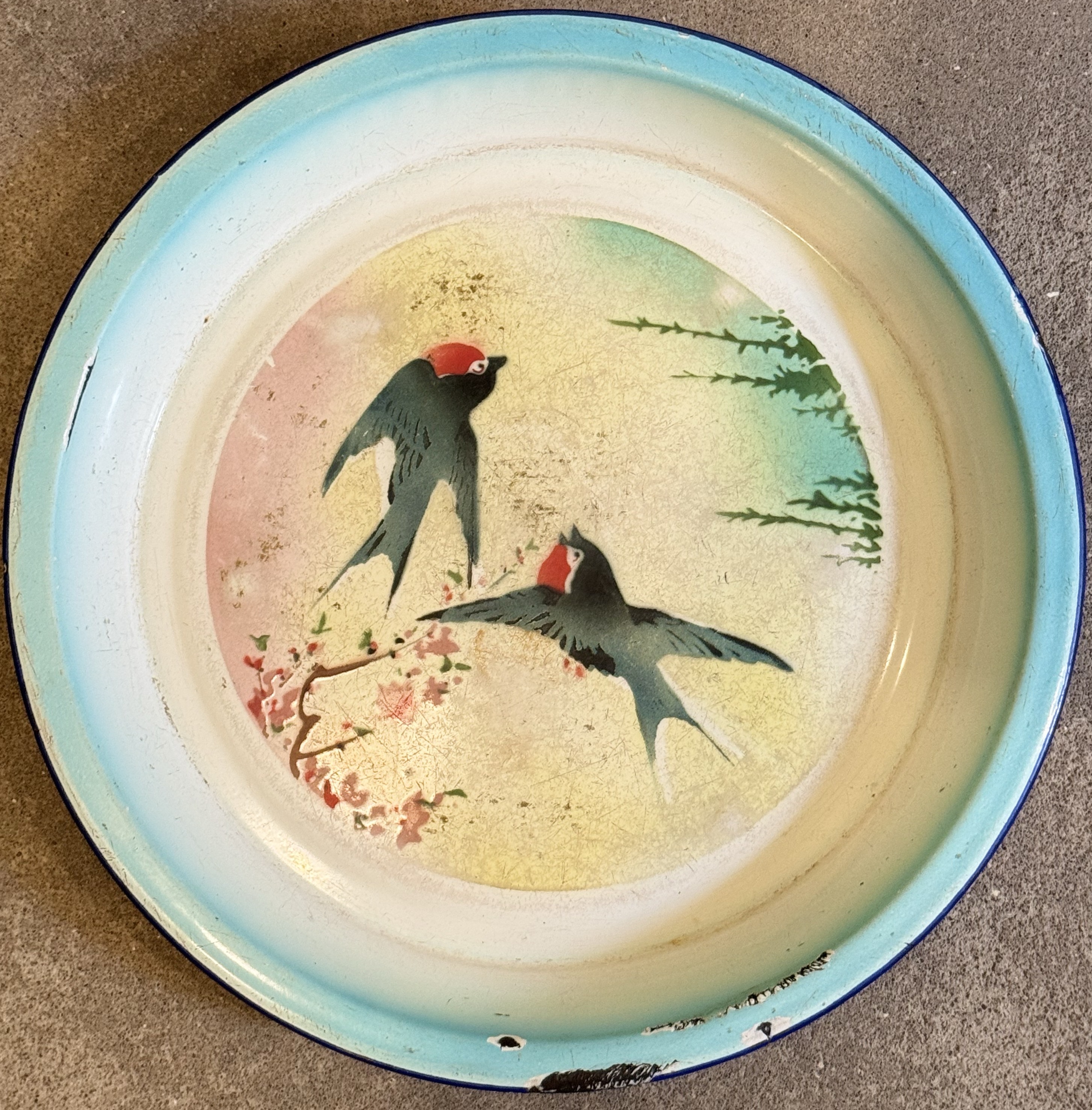立新牌搪瓷盘