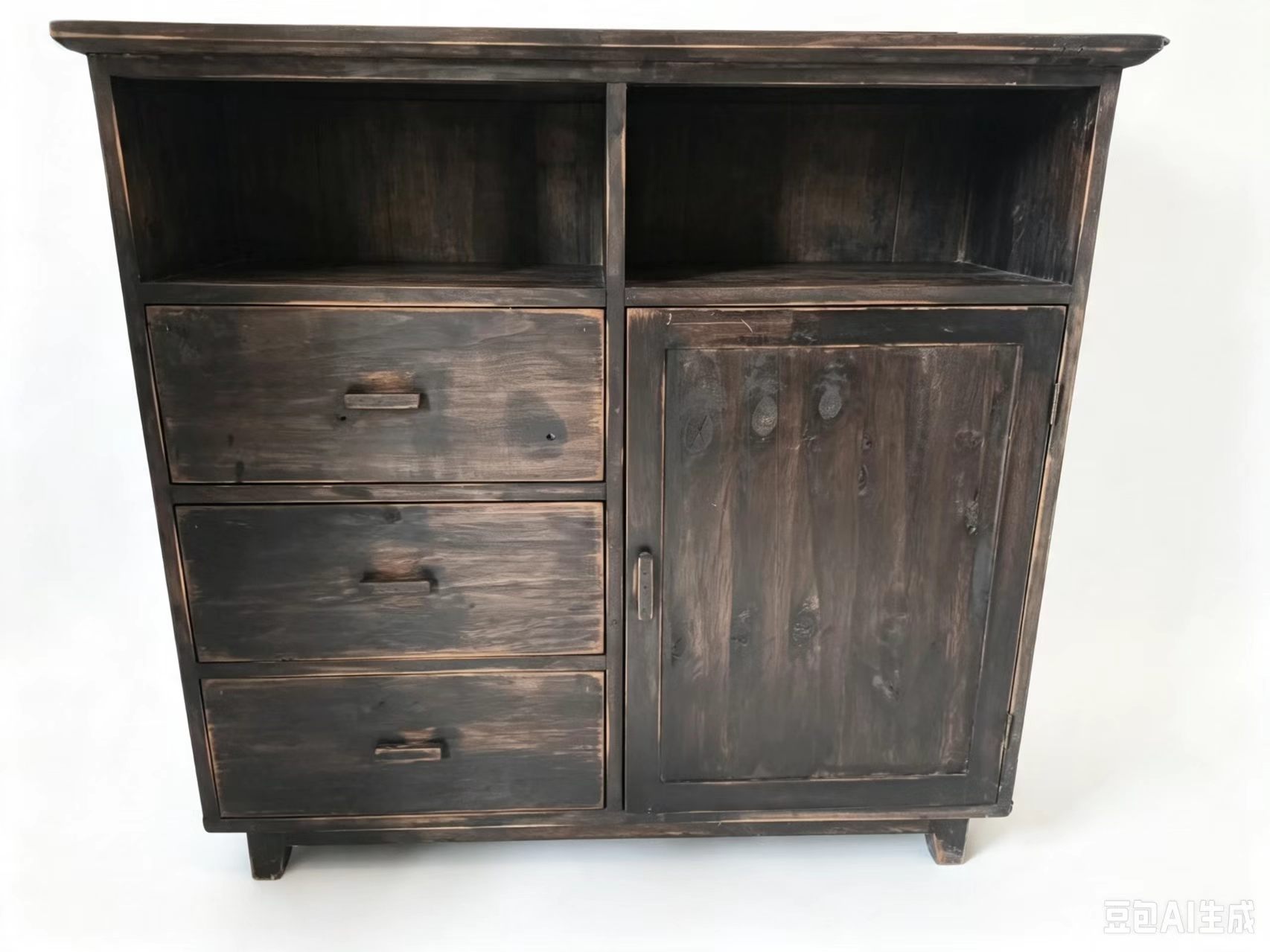 三抽屉一开门木柜