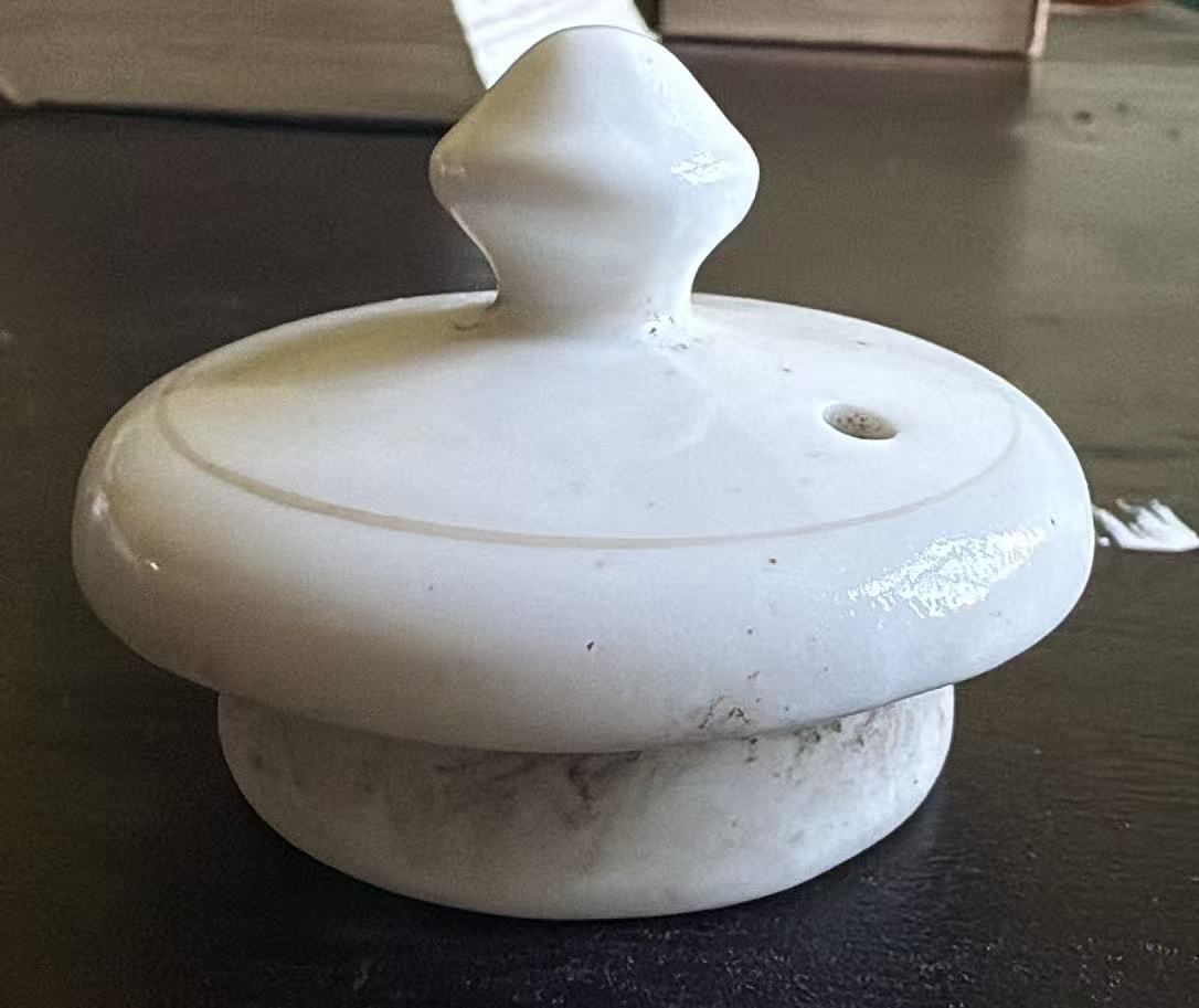 毛主席头像陶瓷茶壶盖