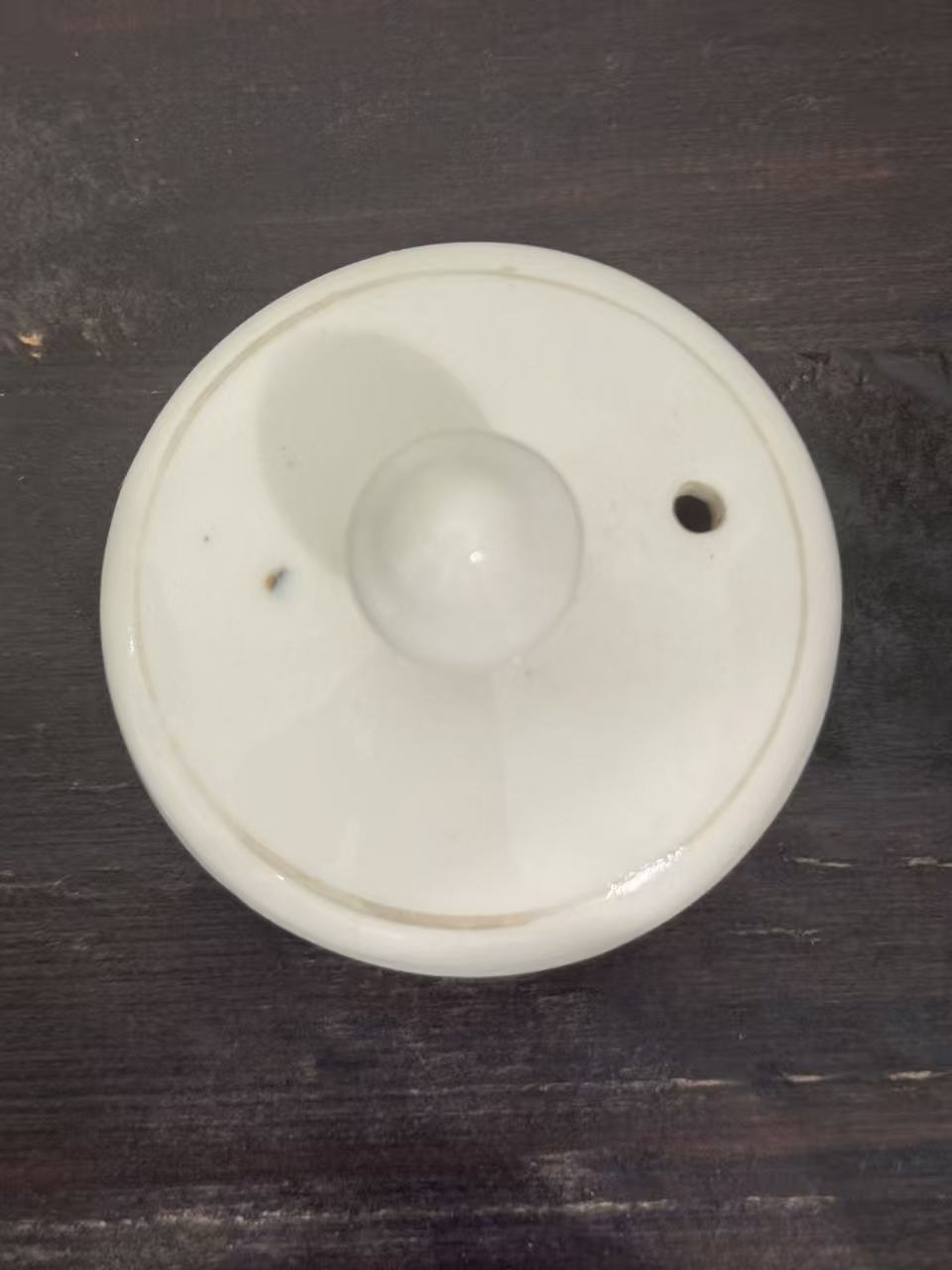 毛主席头像陶瓷茶壶盖