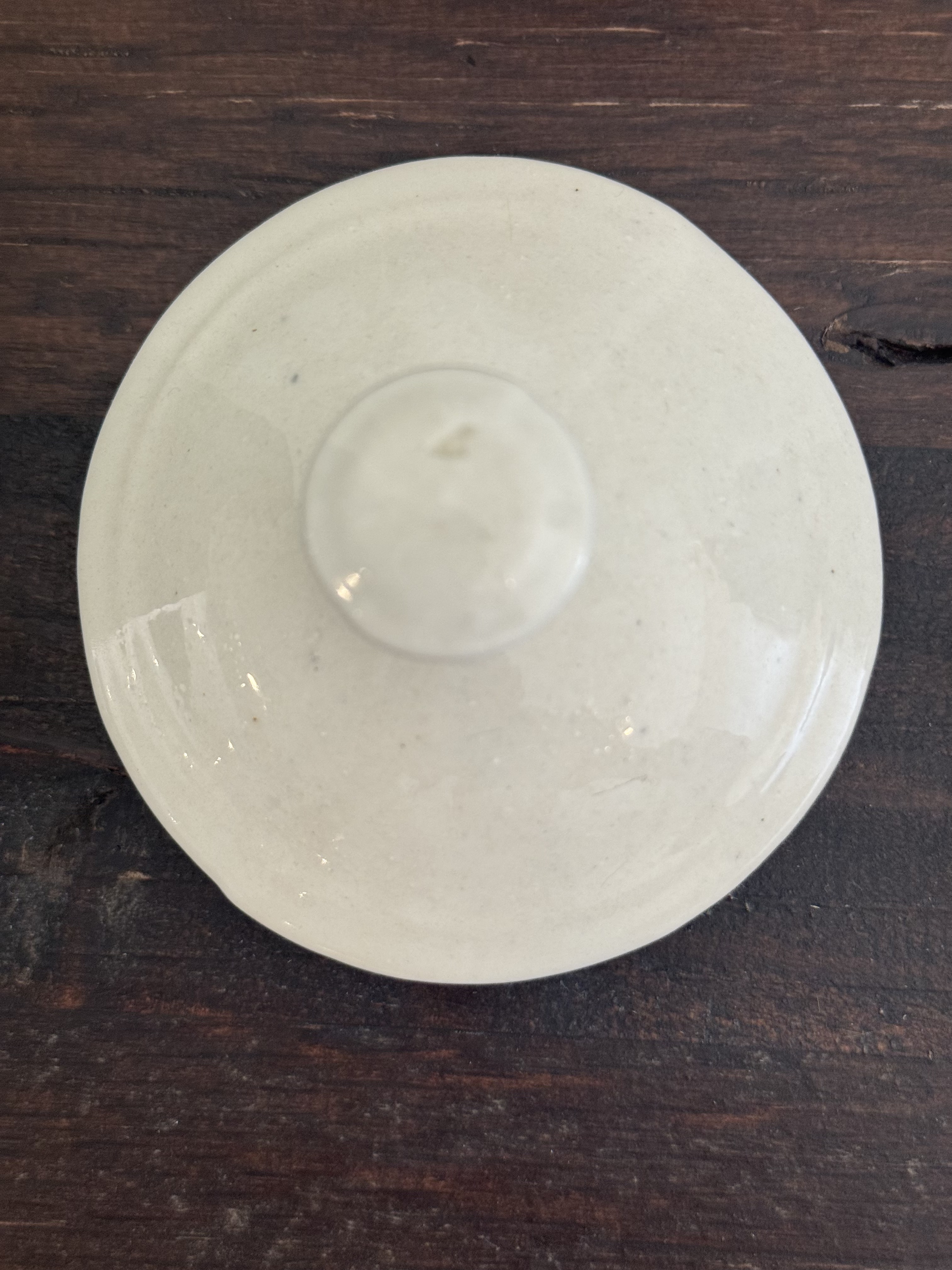 毛主席头像陶瓷茶壶盖