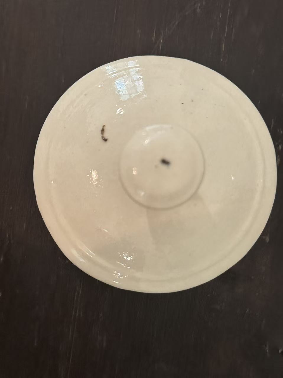 毛主席头像陶瓷茶壶盖