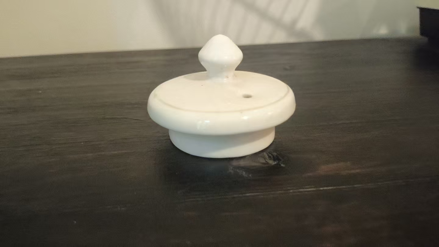 毛主席头像陶瓷茶壶盖