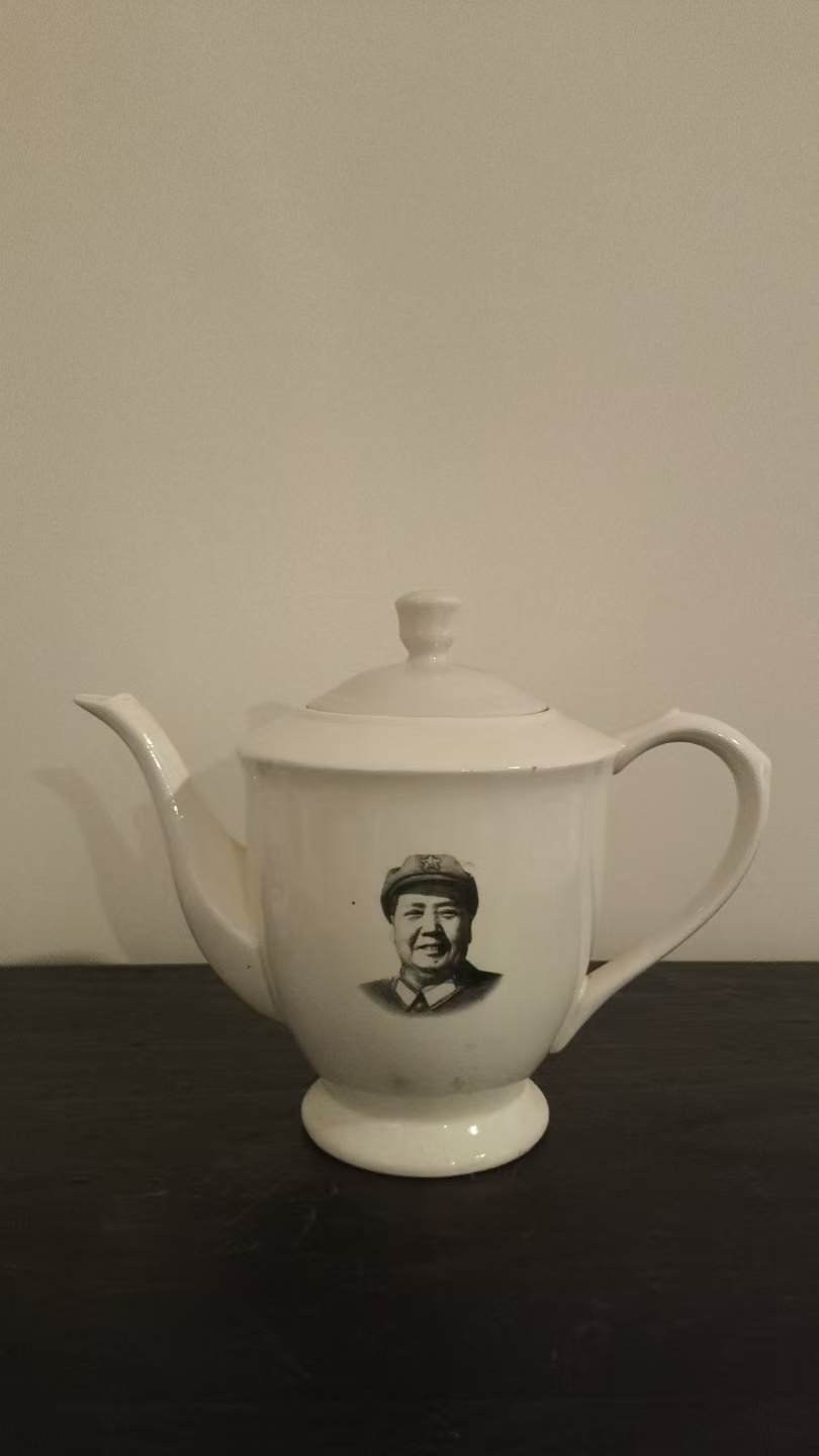 毛主席头像陶瓷茶壶
