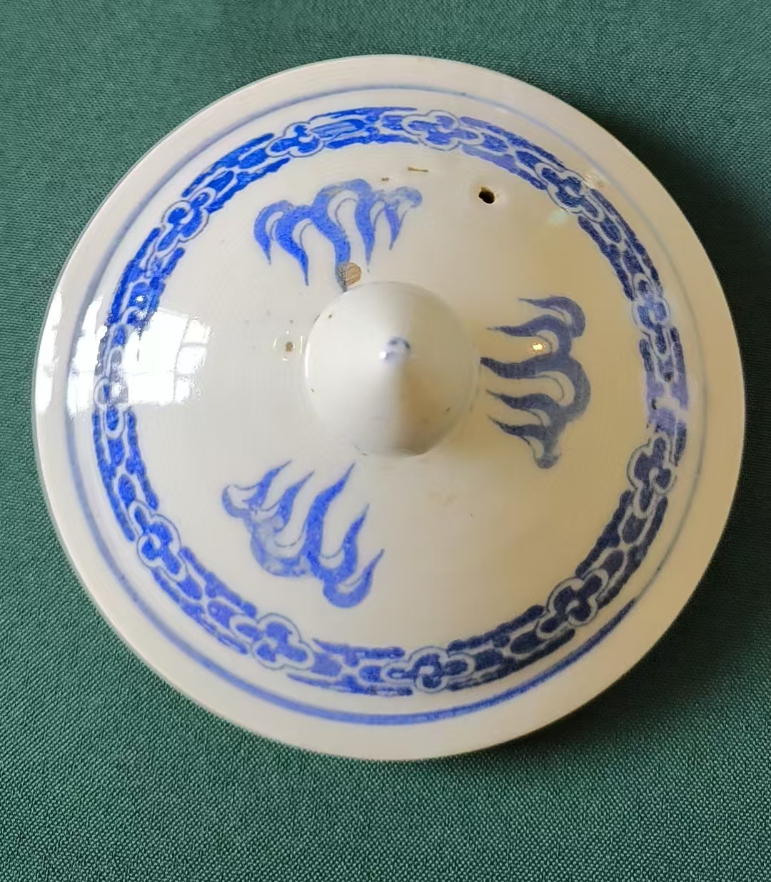 瓷茶杯盖