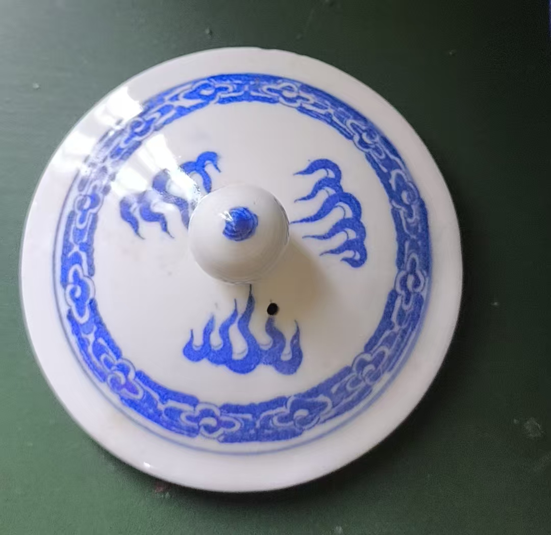瓷茶杯盖