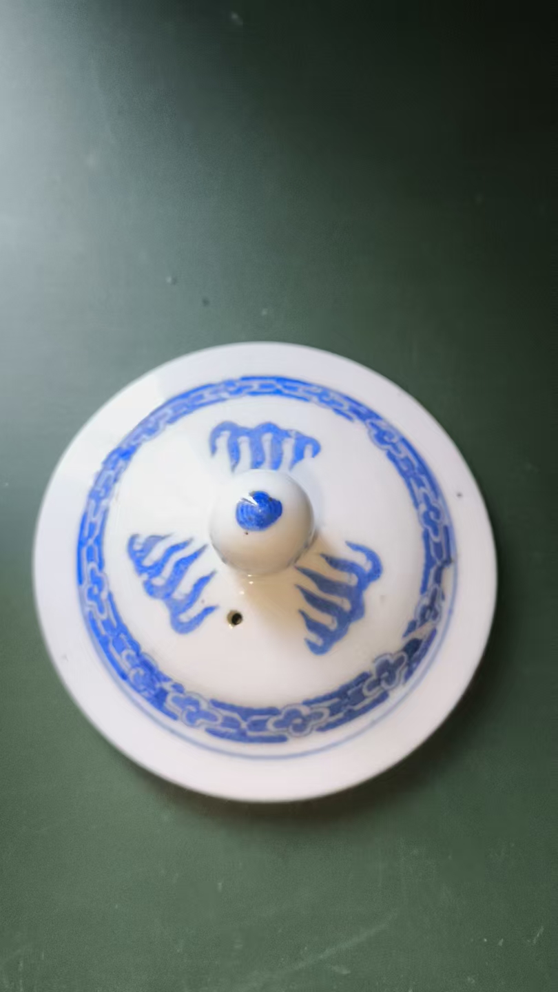 瓷茶杯盖