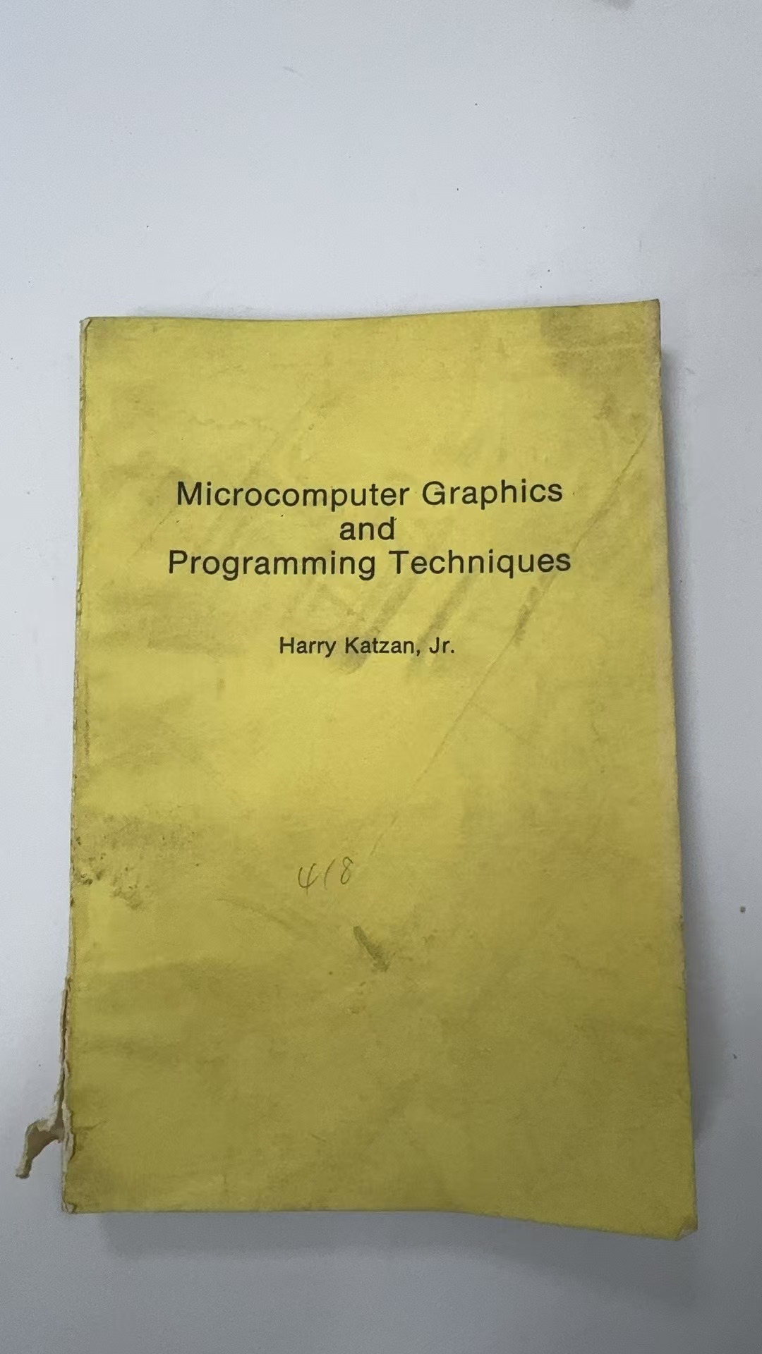 Microcomputer   Graphics and Programming   Techniques