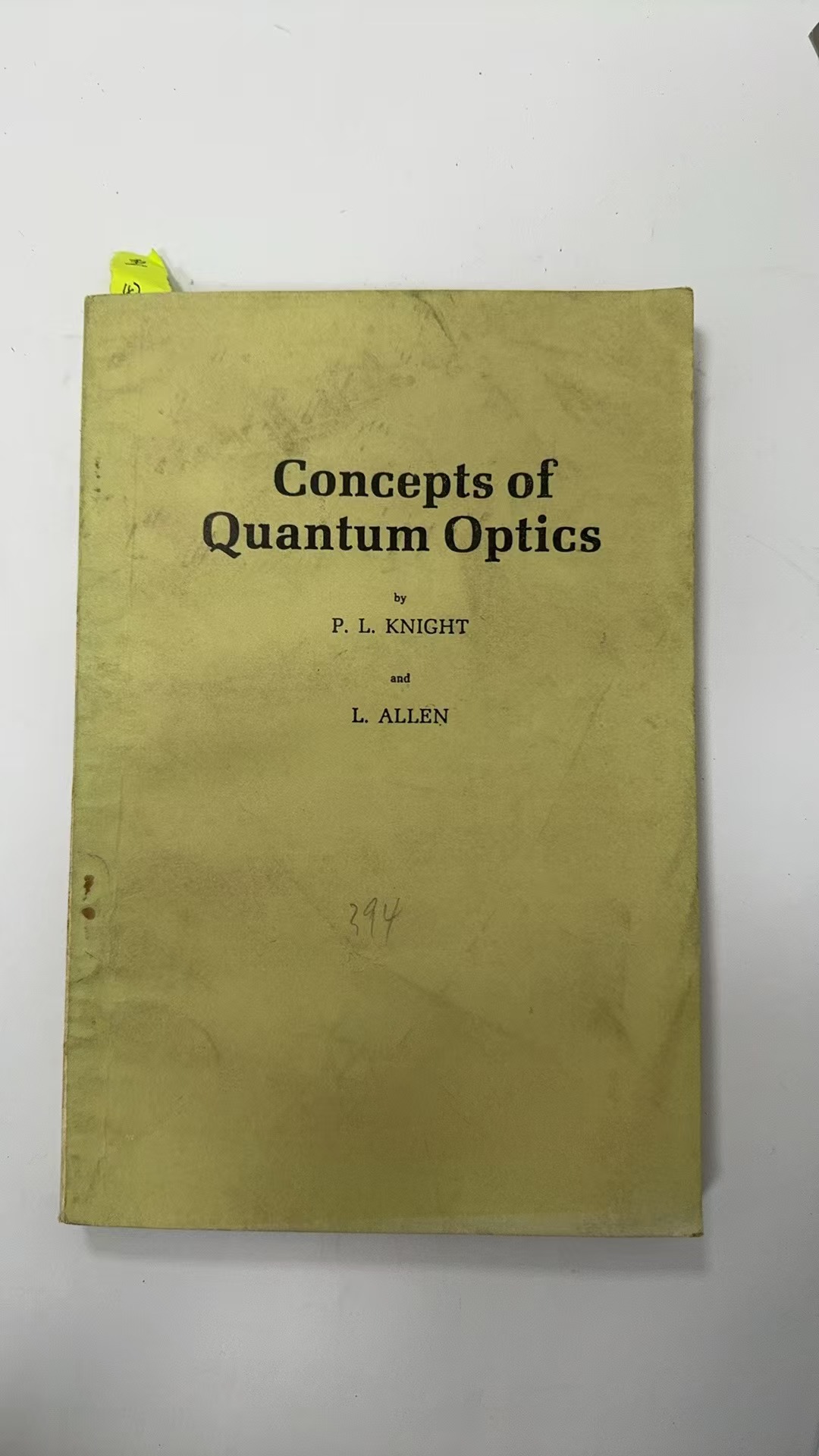 Concepts of Quantum Optics