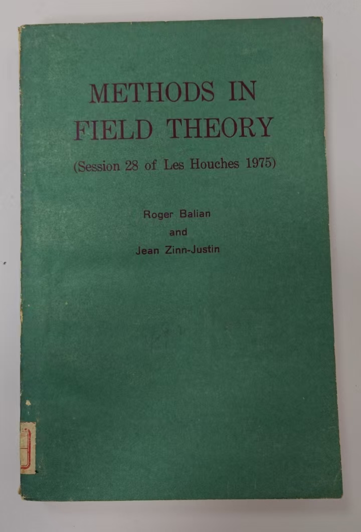 METHODS IN FIELD THEORY( Session 28 of Les Houches 1975)