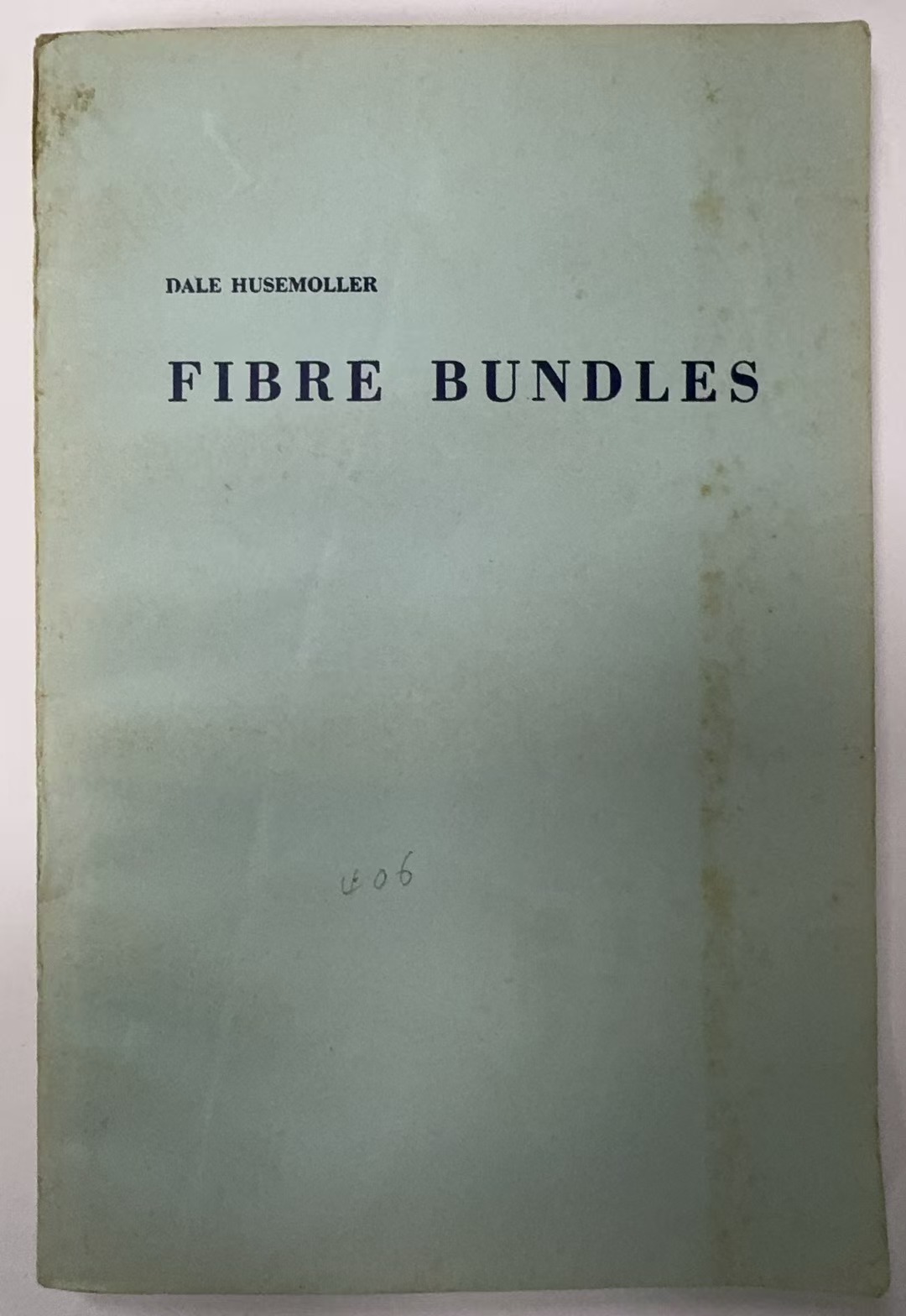 FIBRE BUNDLES