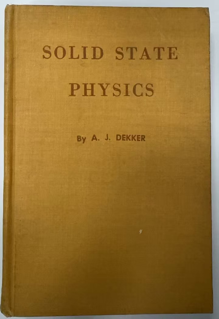 SOLID STATE PHYSICS