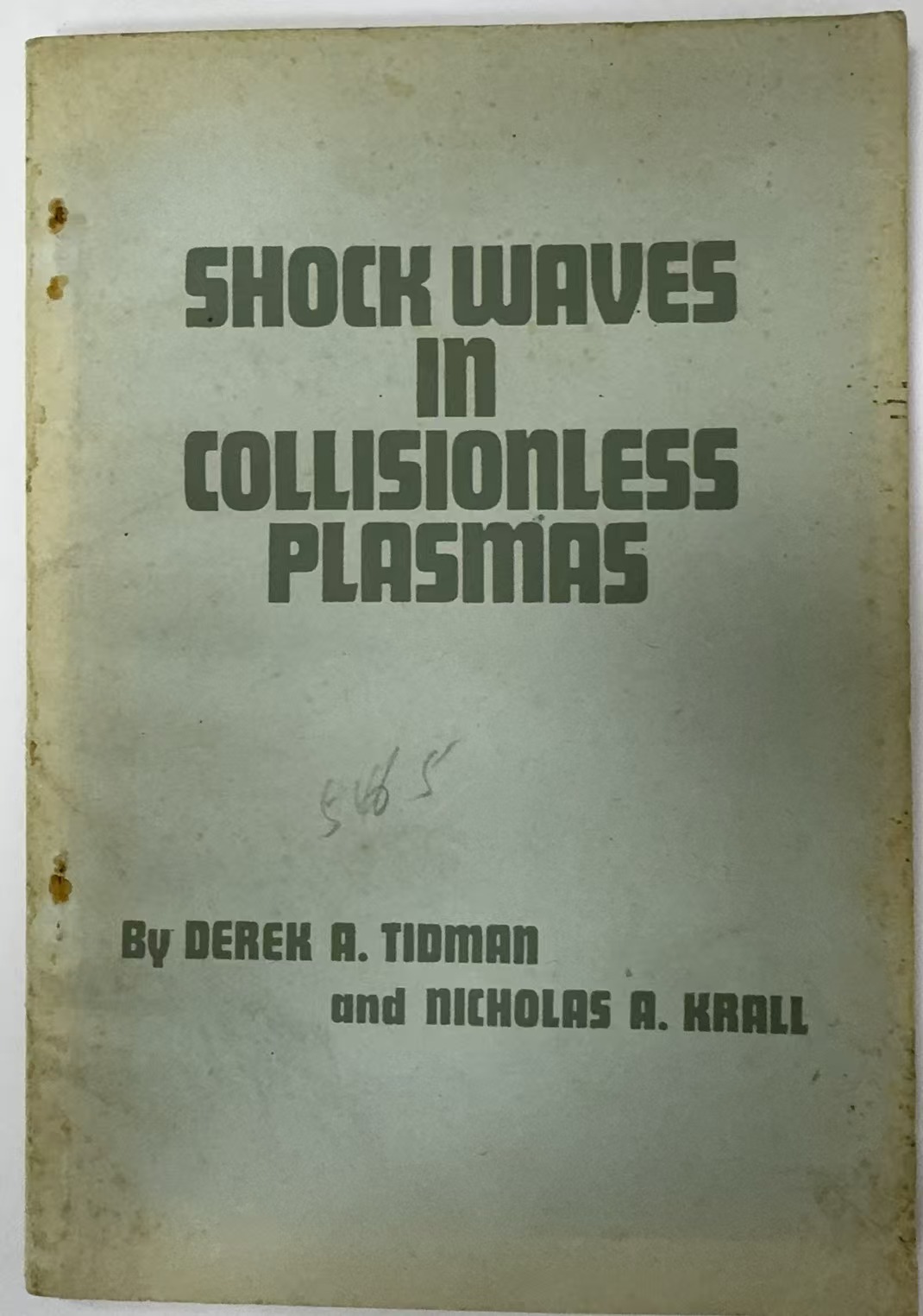 Shock Waves in Collisionless Plasmas