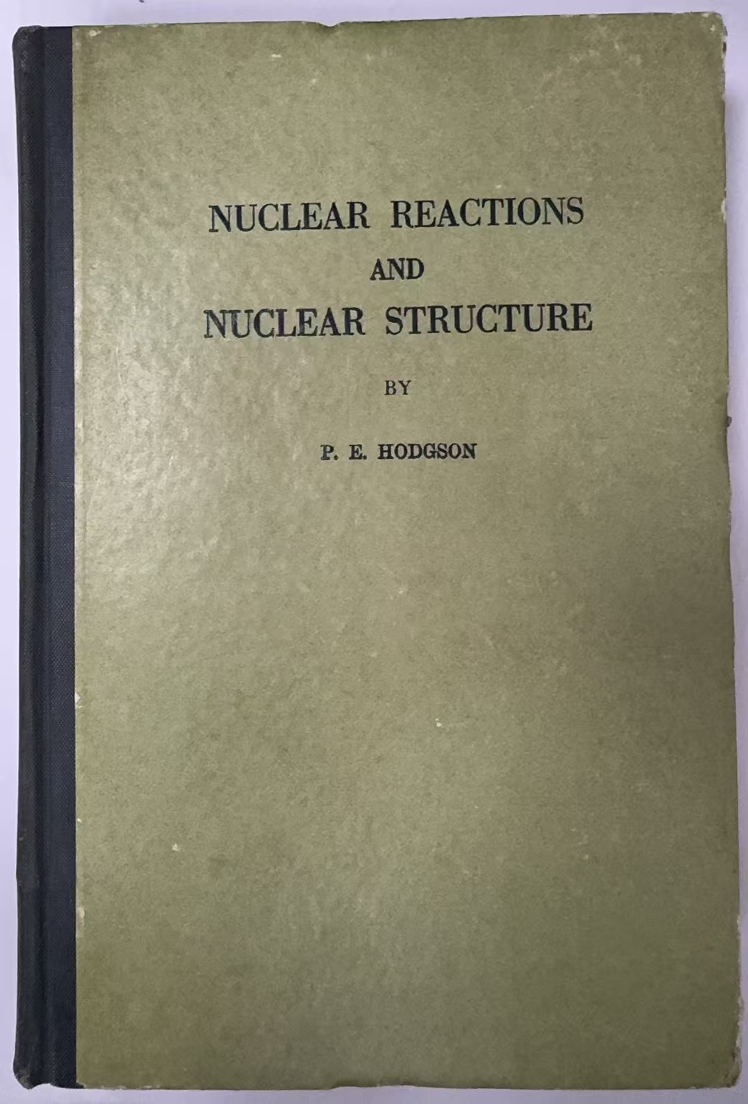 NUCLEAR REACTIONS AND NUCLEARSTRUCTURE