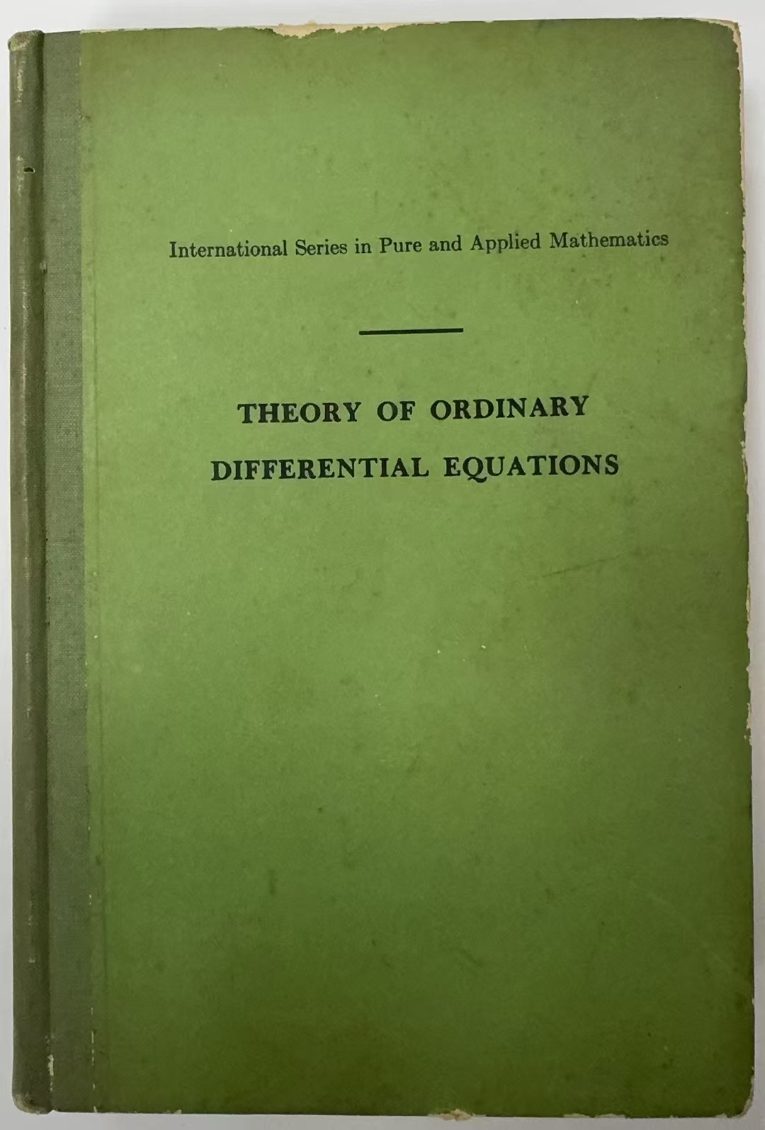 Theory of Ordinary Differential Equations
