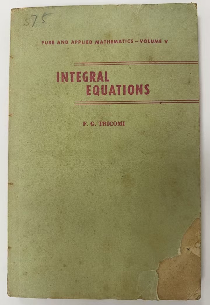 INTEGRAL EQUATIONS