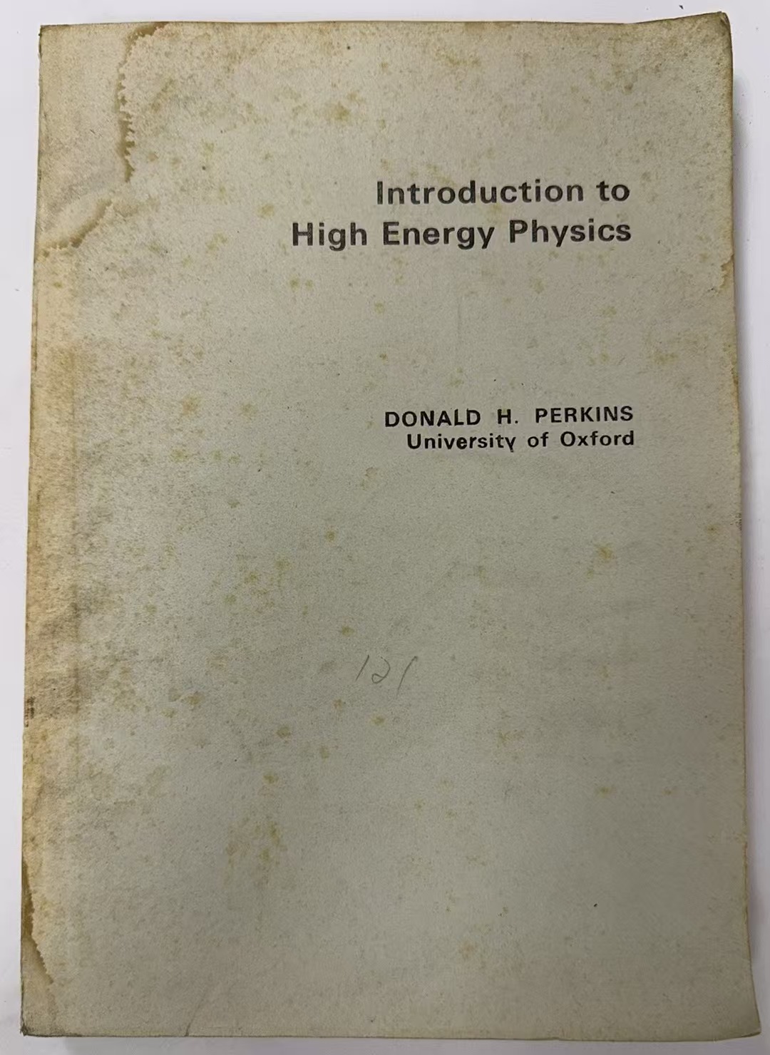 Introduction to High Energy   Physics