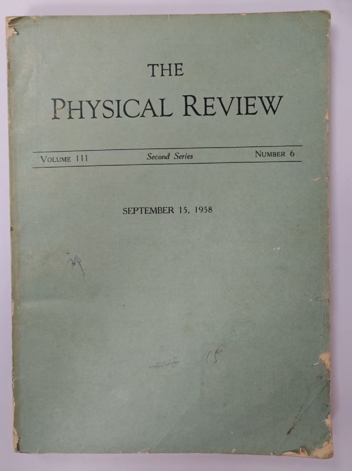 The Physical Review Volume 111      Number 6