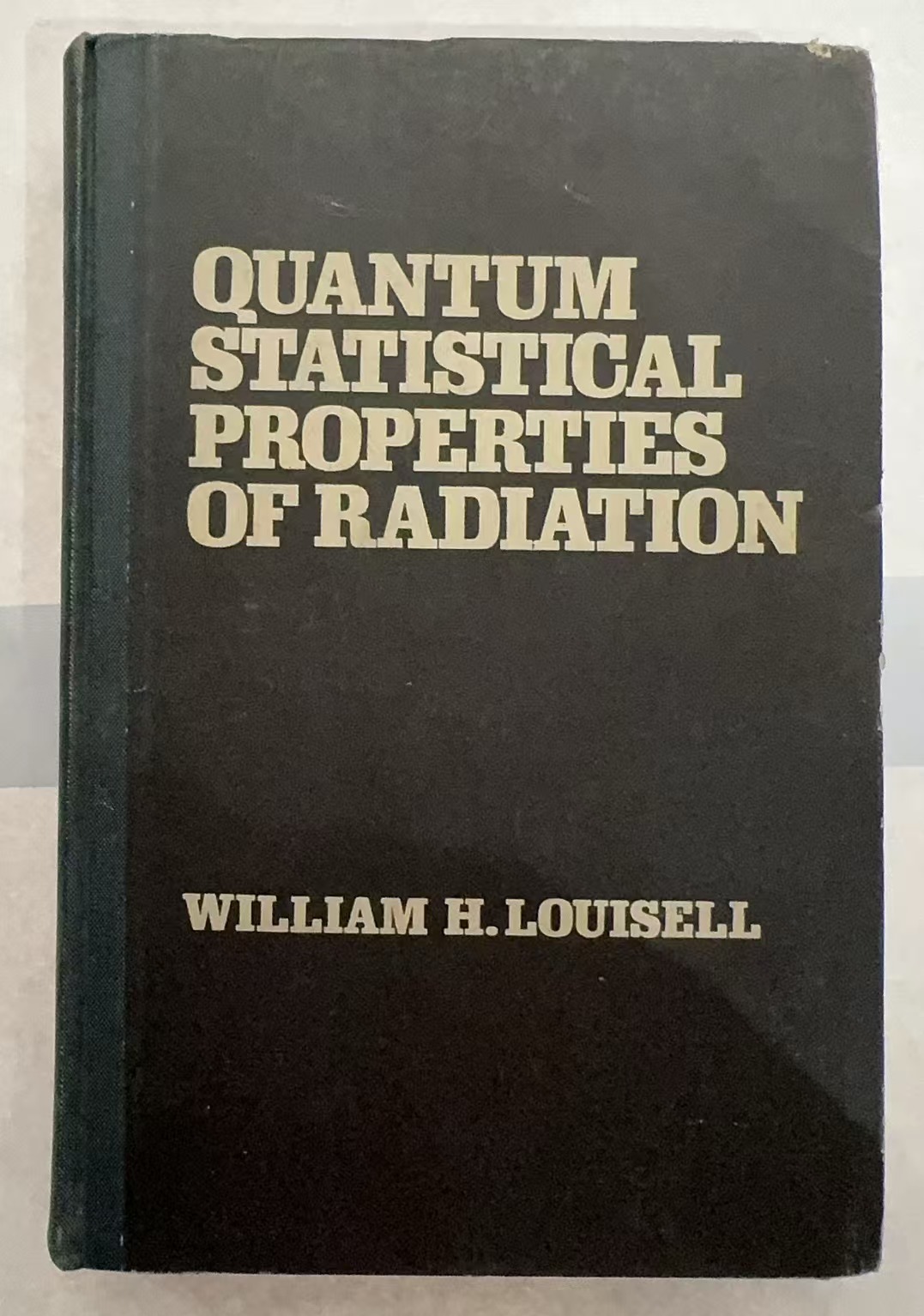 QUANTUM STATISTICAL PROPERTIES OF RADIATION