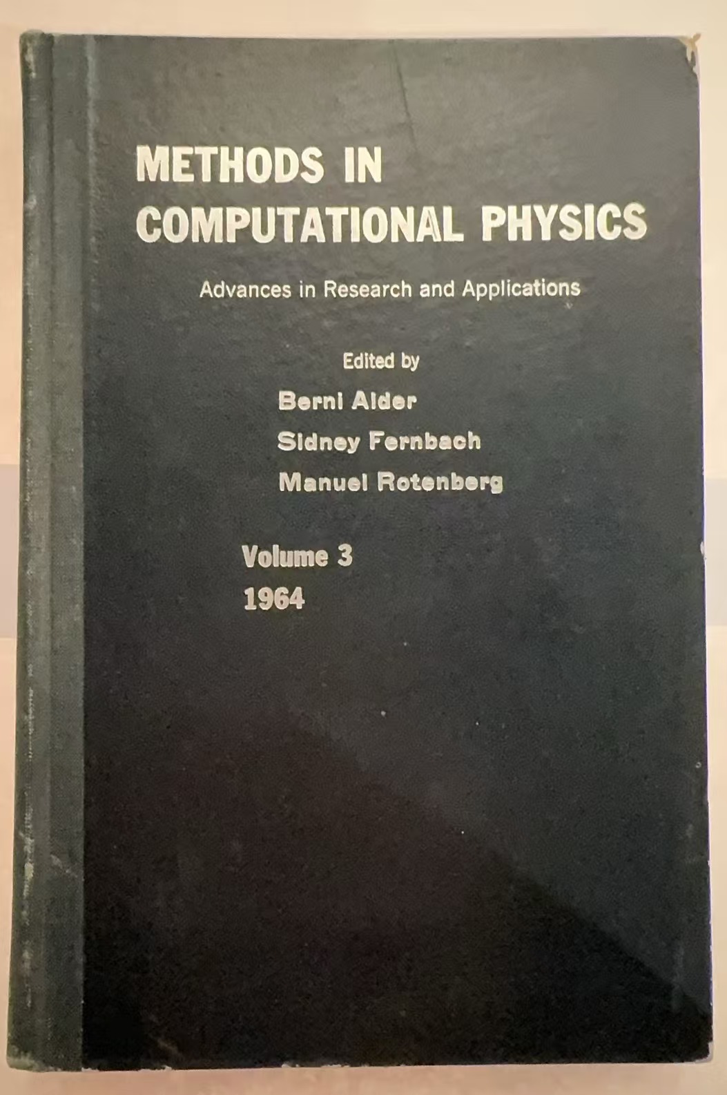 MEYHODS IN COMPUTATIONAL PHYSICS
Volume 3