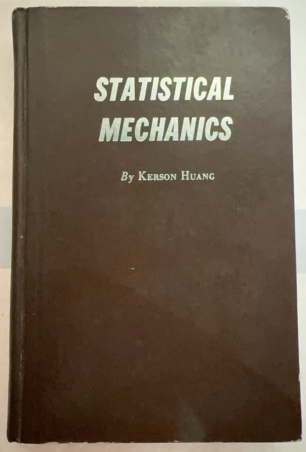 STATISTICAL MECHANICS