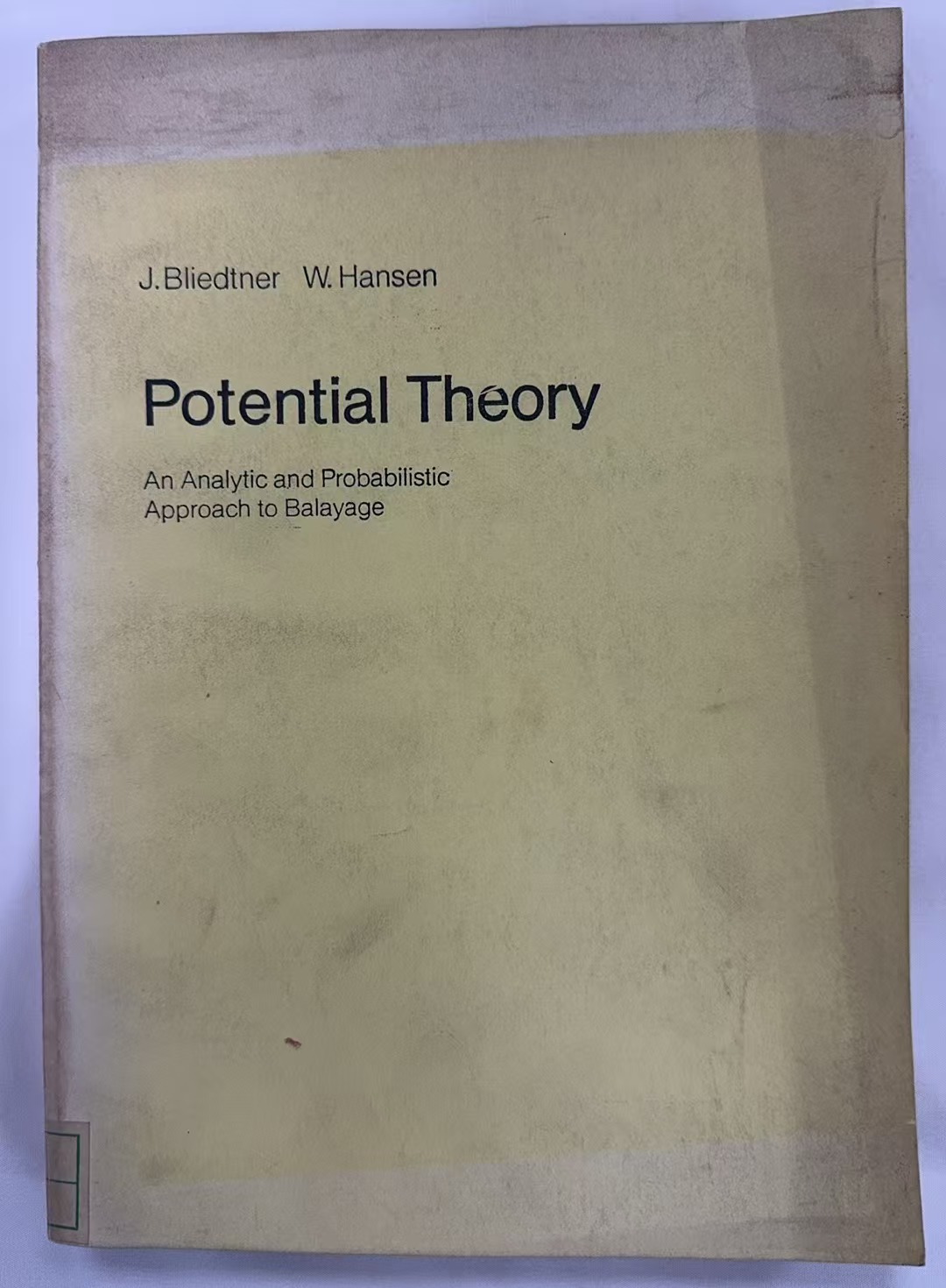 Potential Theory