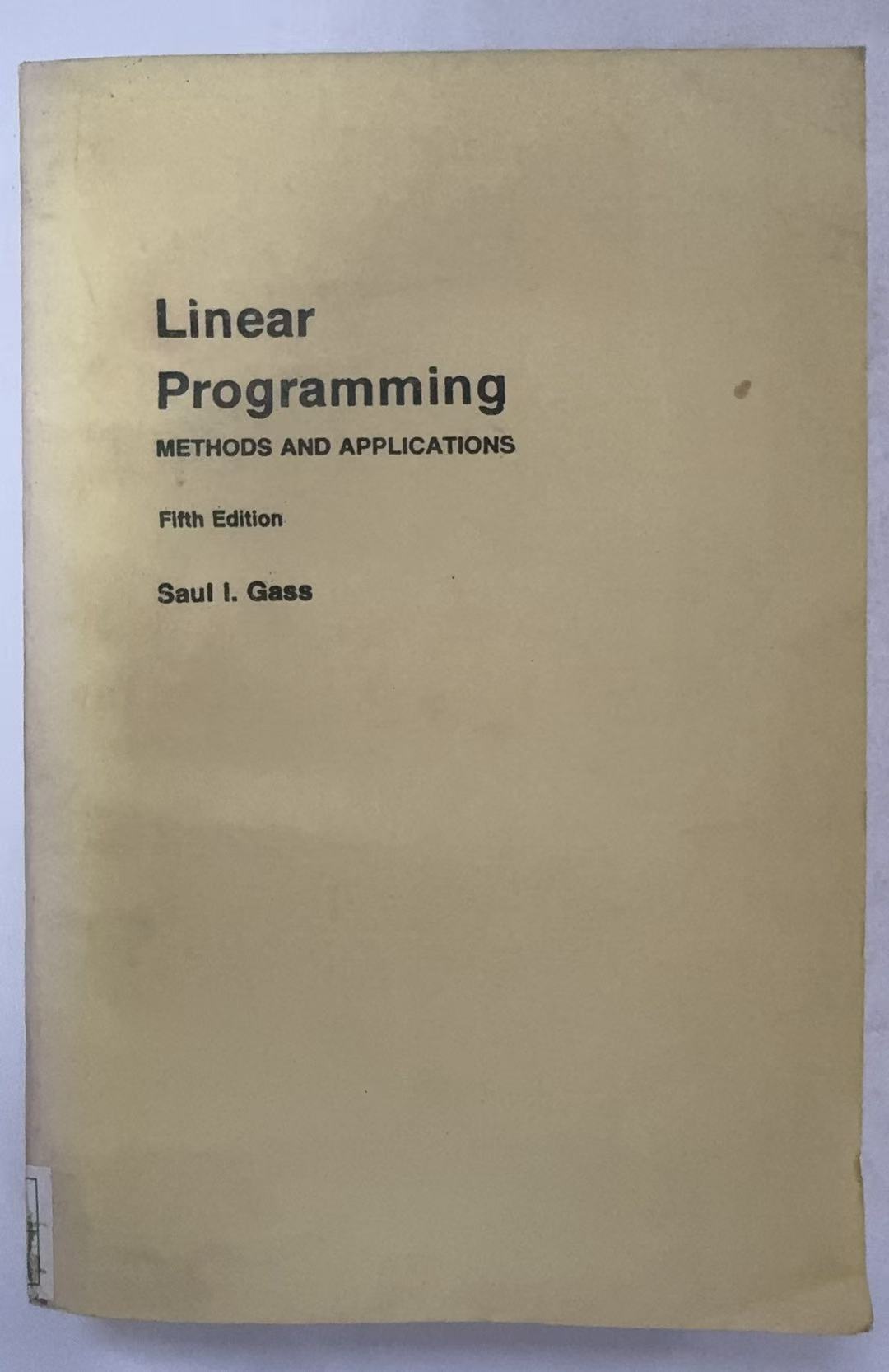 Linear Programming