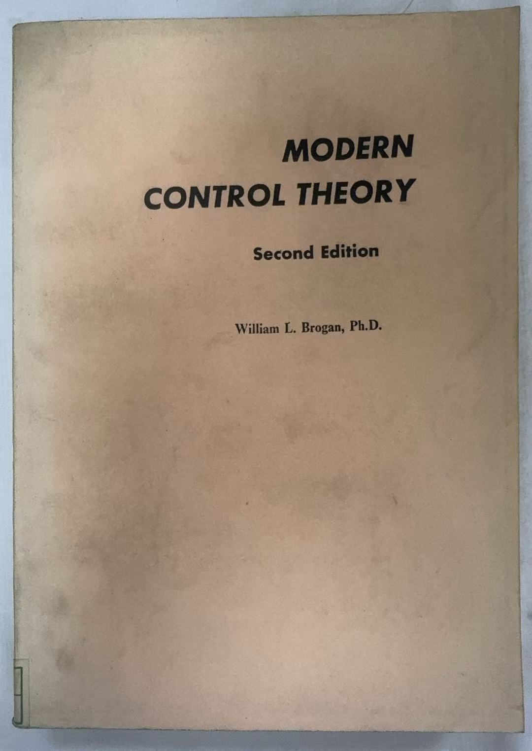 Modern Control Theory