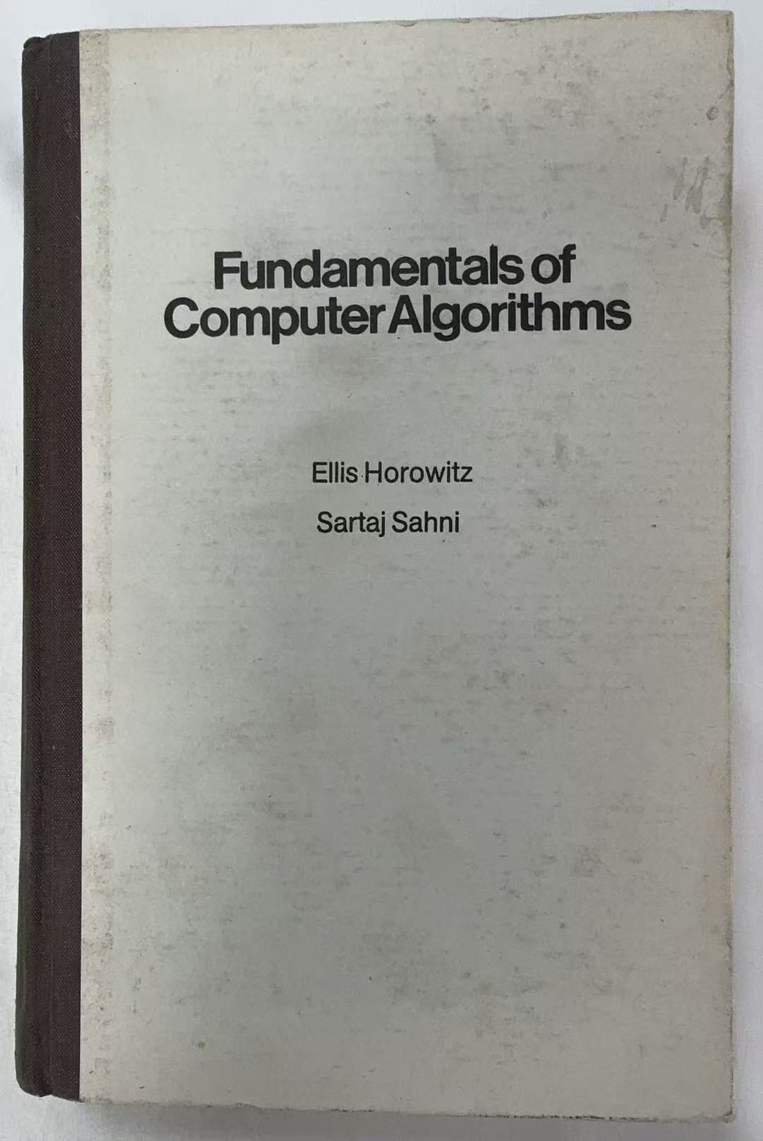 Fundamentals of Computer Algorithms