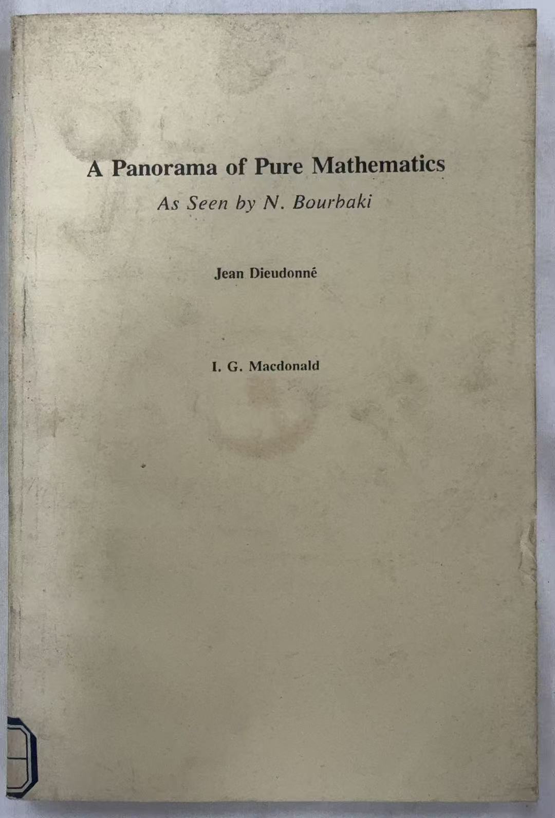 A Panorama of Pure Mathematics