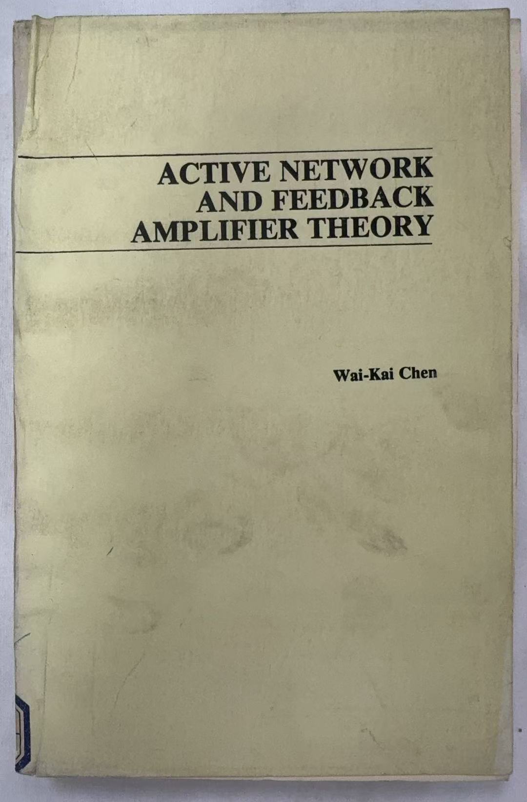 Active Network and Feedback Amplifier Theory