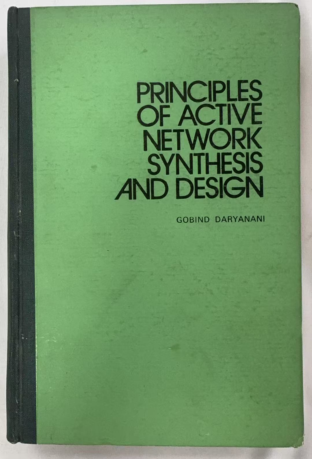 Priciples of Active Network Synthesis and Design