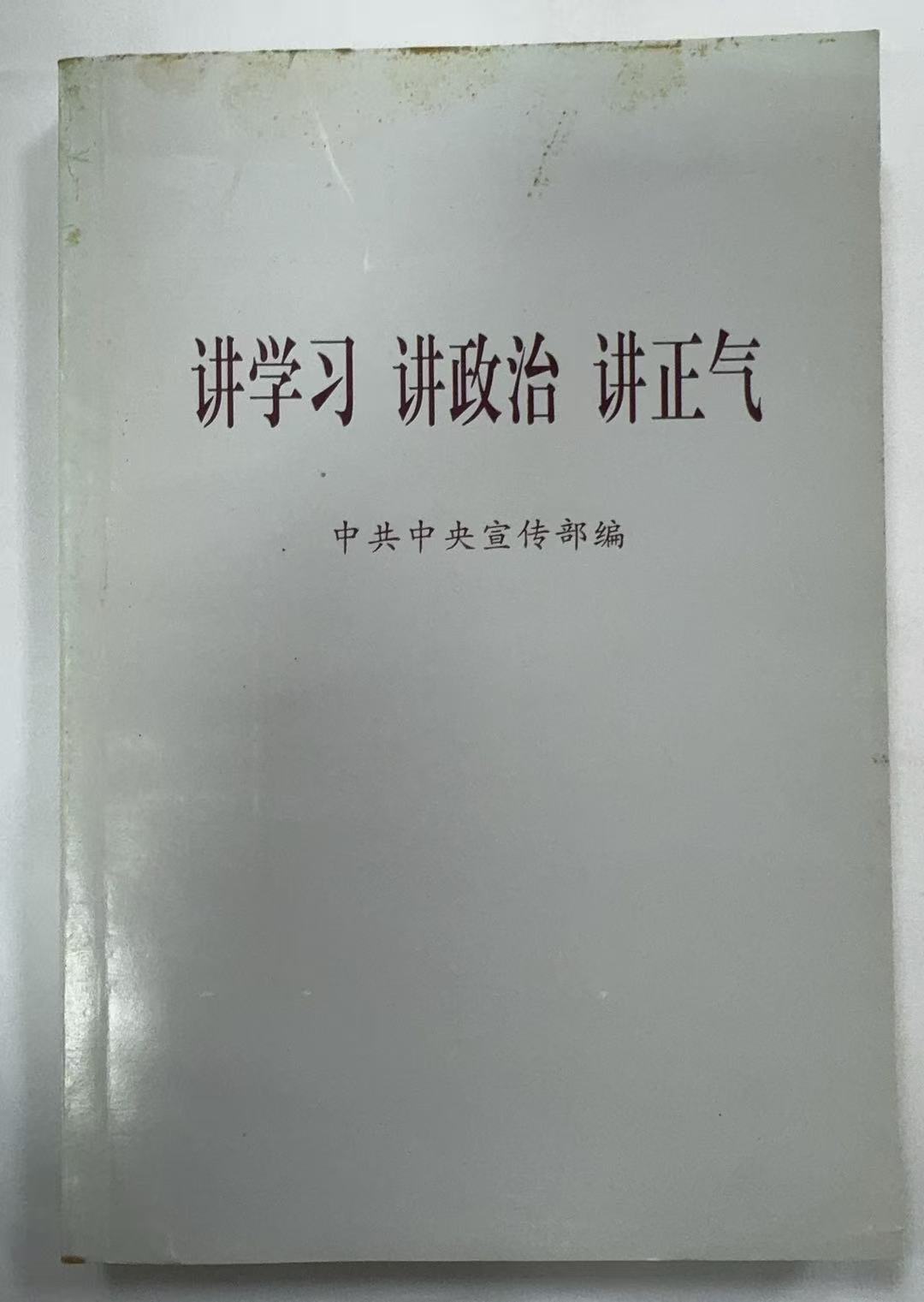 讲学习讲政治讲正气