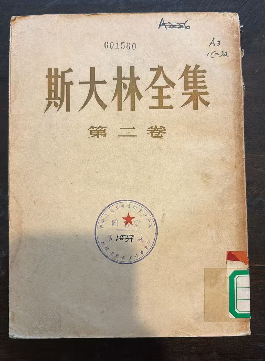 斯大林全集 第二卷