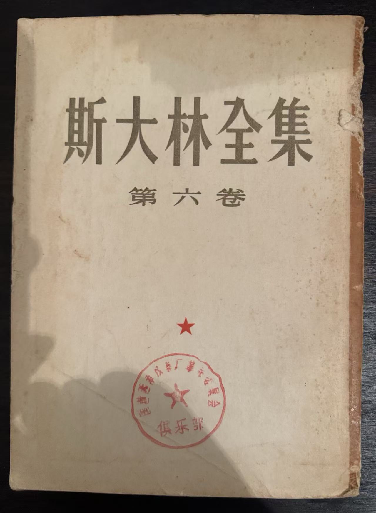 斯大林全集第六卷
