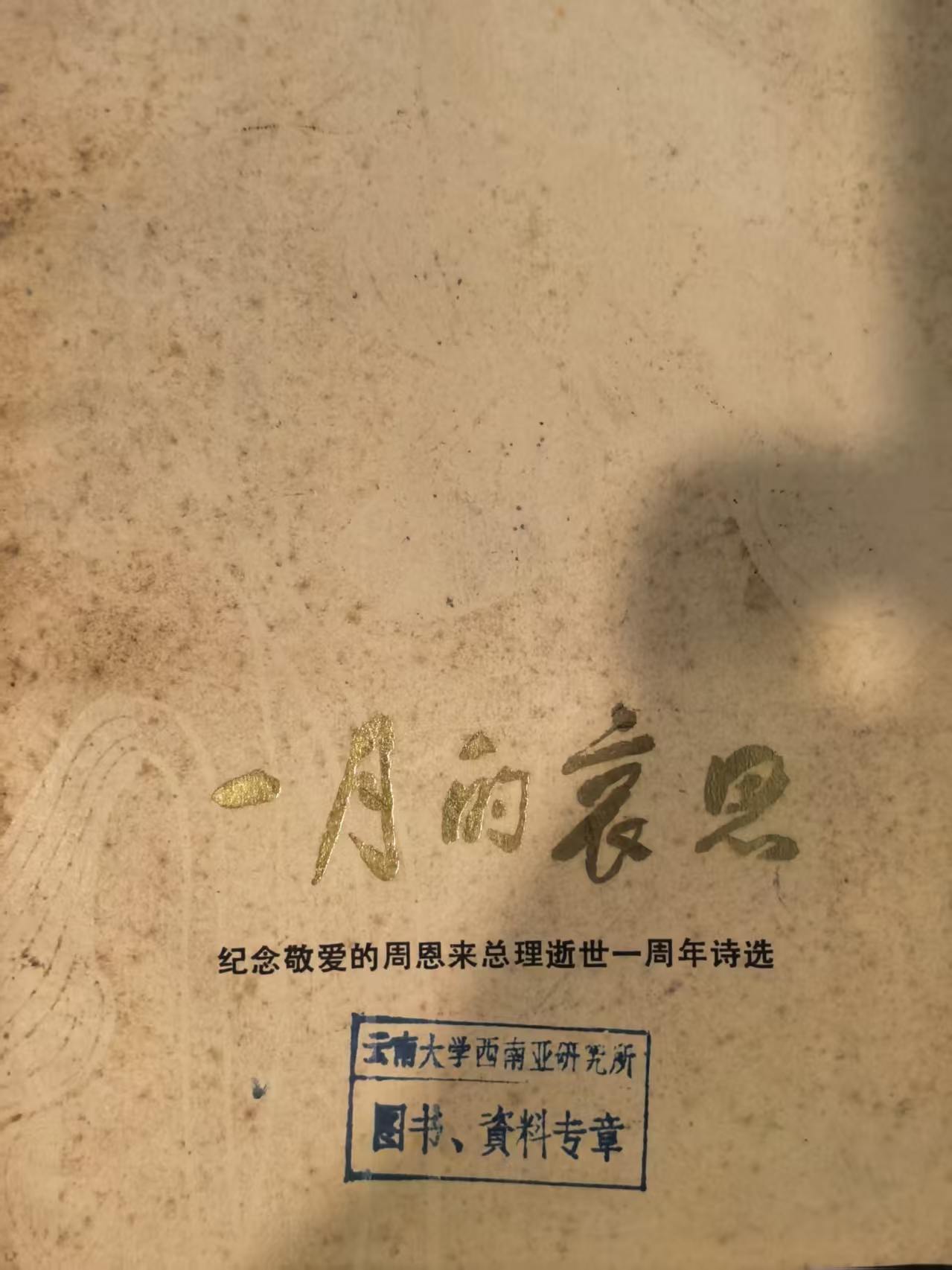 一月里的哀思