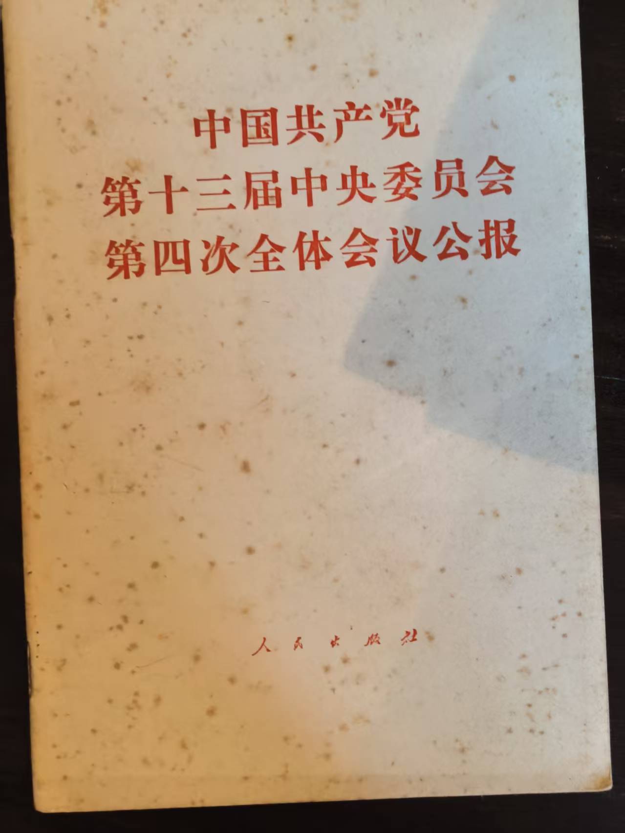 中国共产党第十三届中央委员会第四次全体会议公报