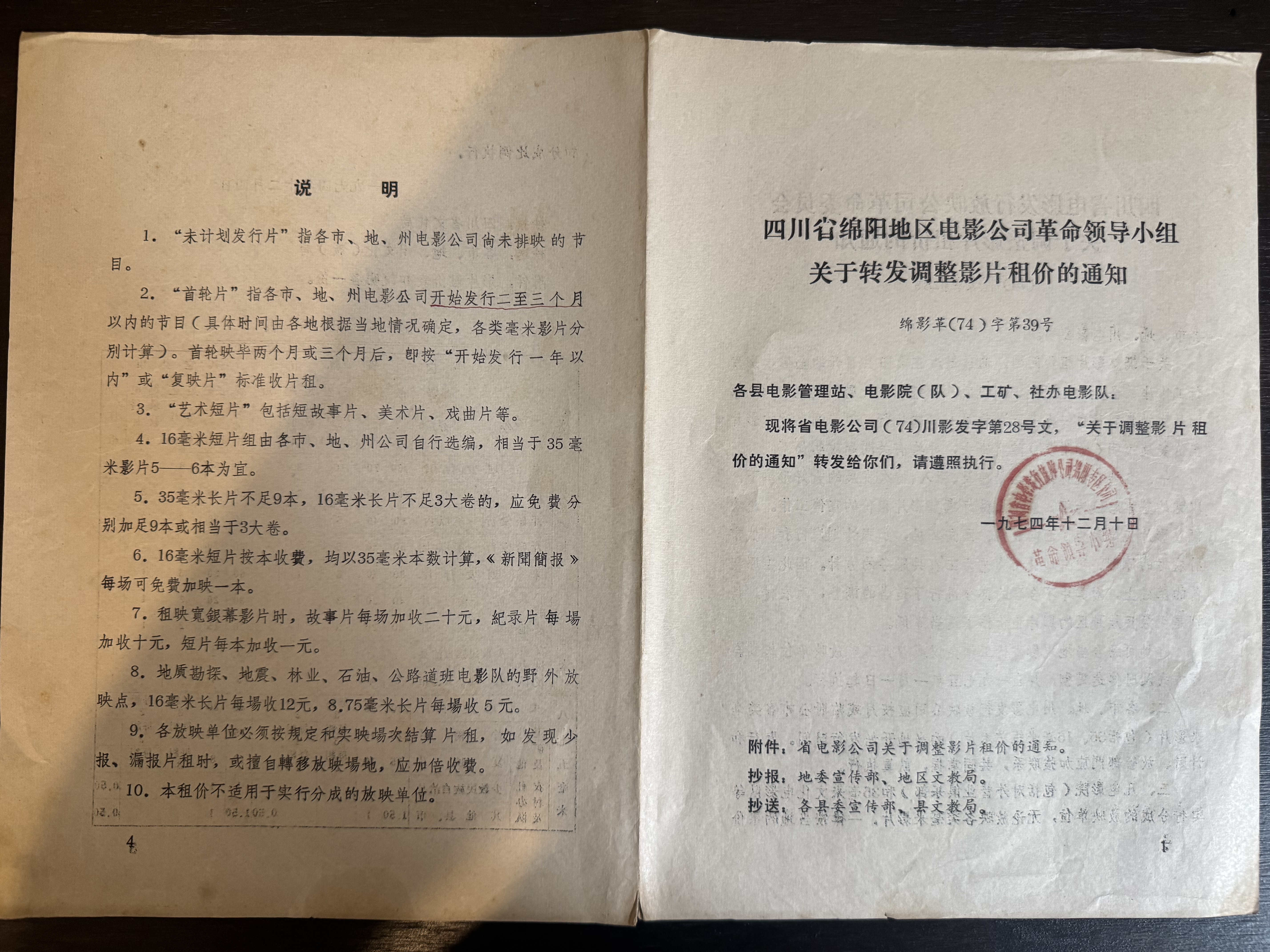 电影宣传资料《古墓荡寇》说明书
