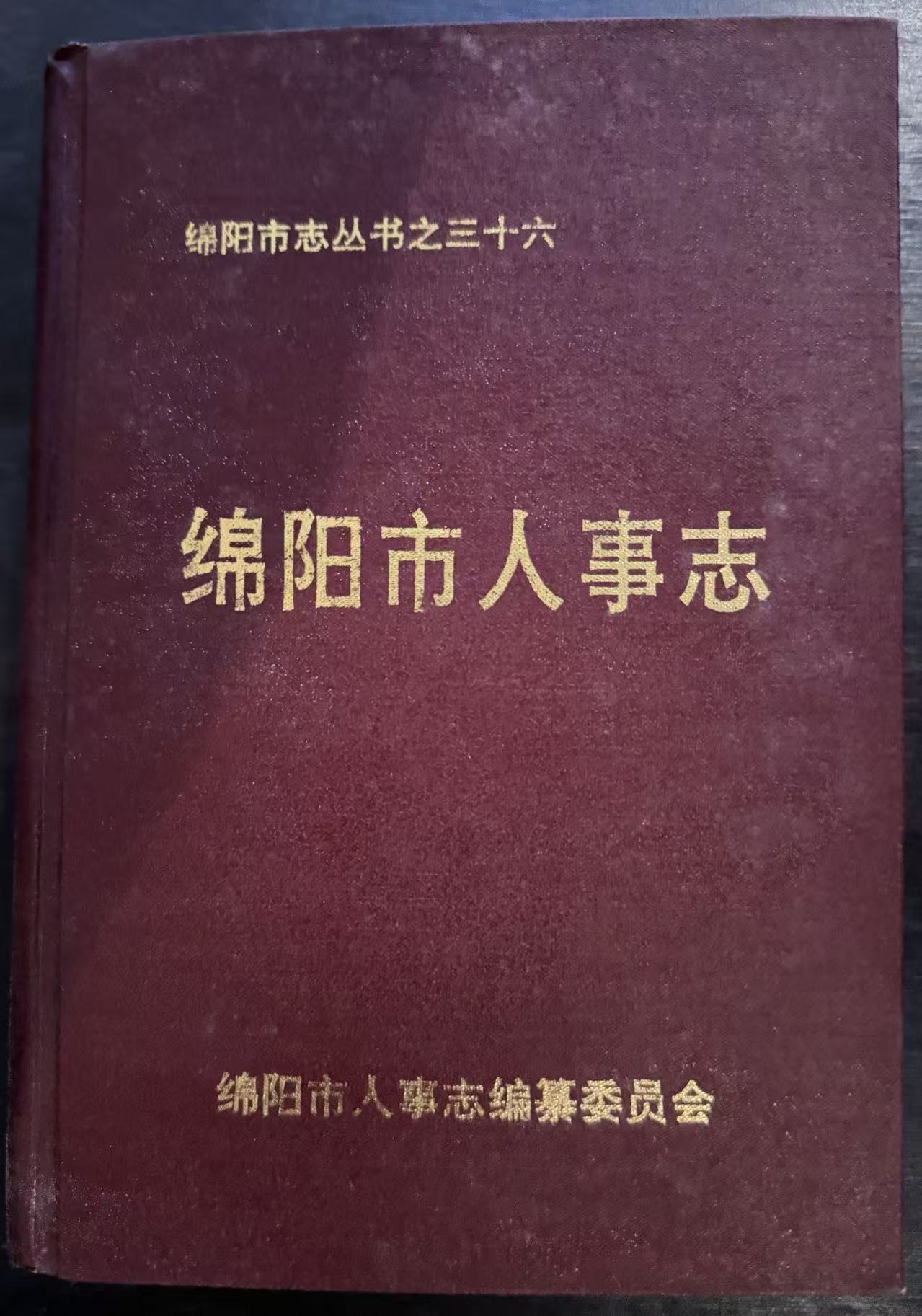 绵阳市人事志